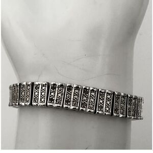 silver tone link bracelet